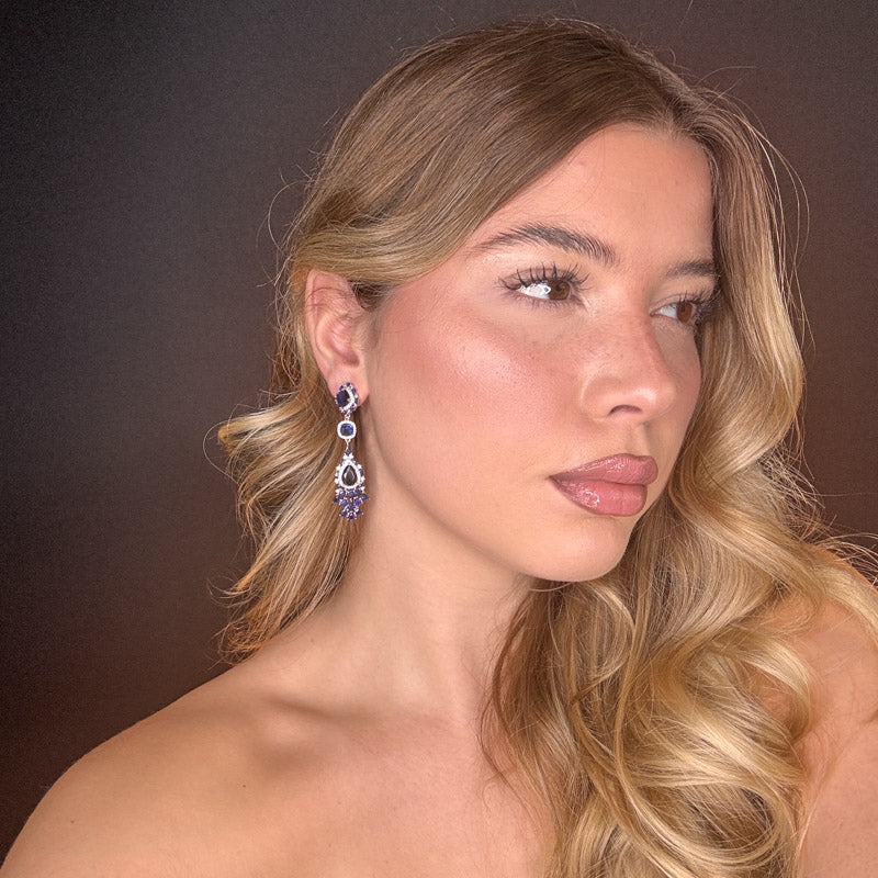 Palestro Milano Orecchini Lily di Cristallo