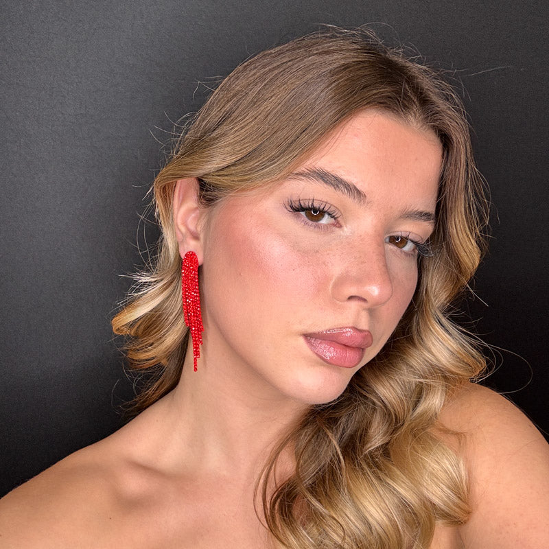 Palestro Milano Orecchini Cascata di Pietre