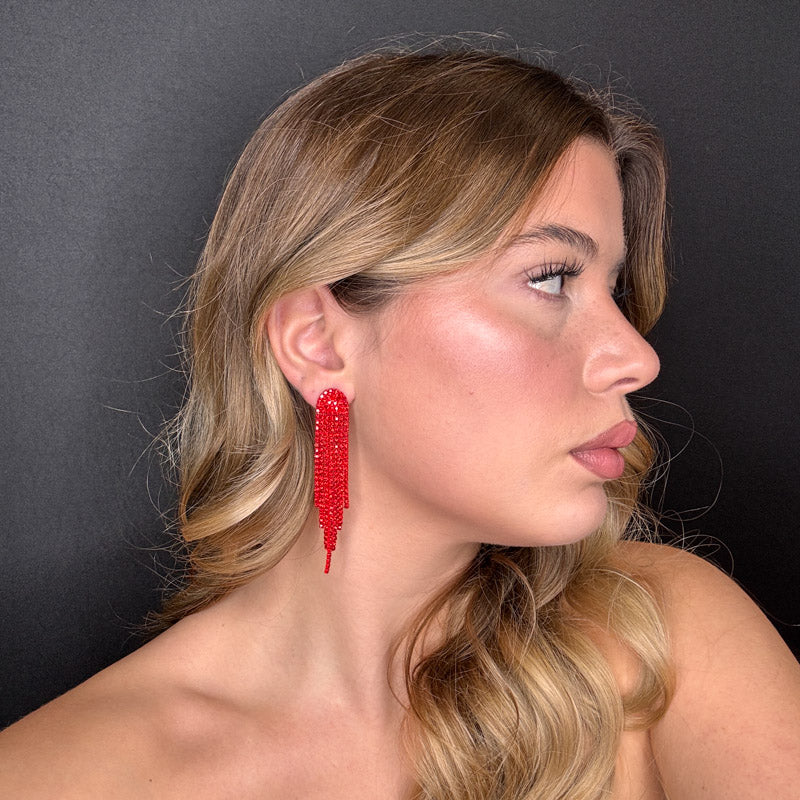 Palestro Milano Orecchini Cascata di Pietre