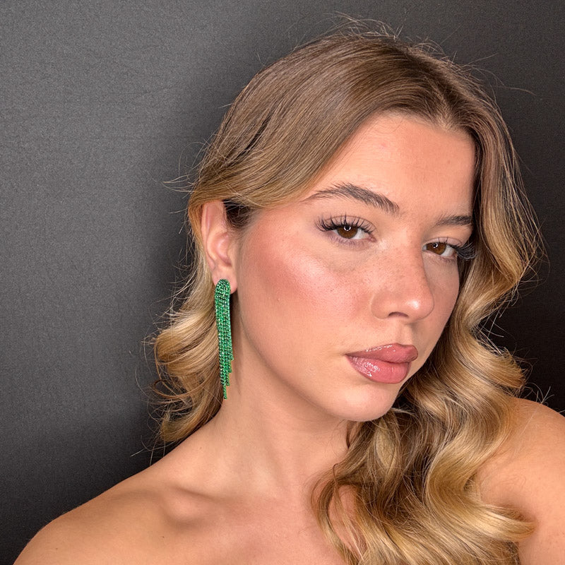 Palestro Milano Orecchini Cascata di Pietre