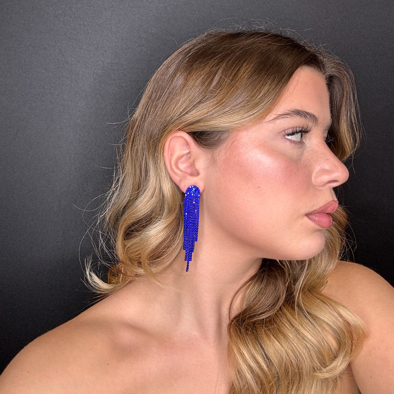 Palestro Milano Orecchini Cascata di Pietre