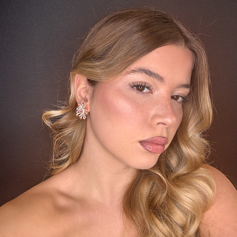 Palestro Milano Orecchini Esplosione di Pietre