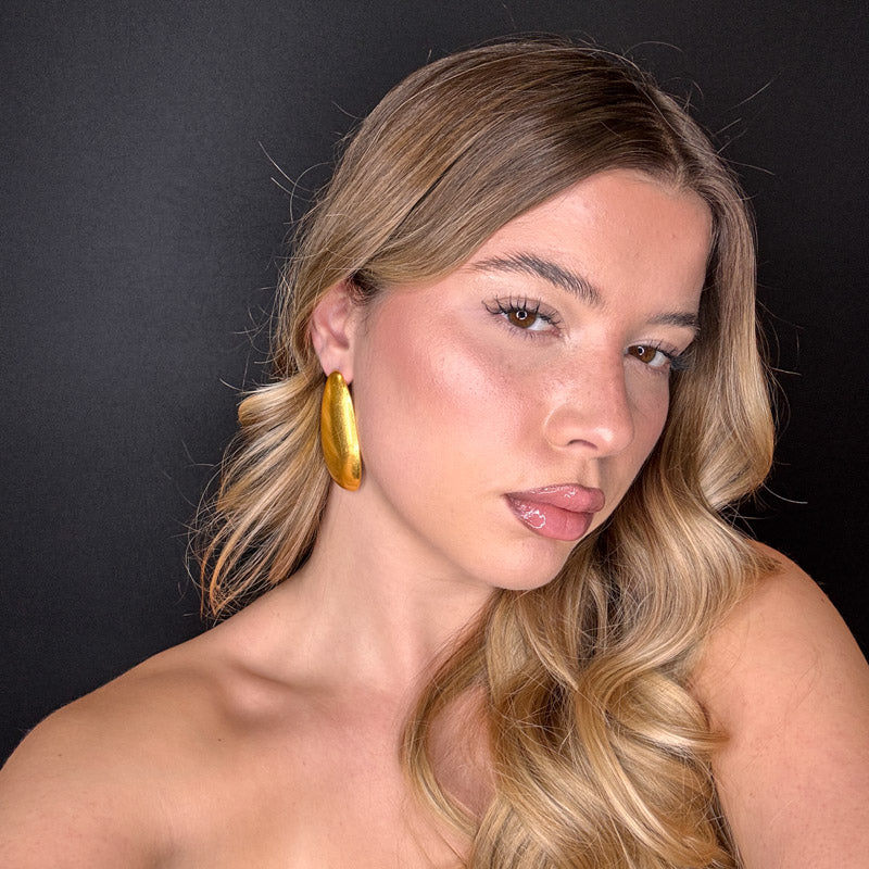 Palestro Milano Orecchini Goccia Big d'Oro