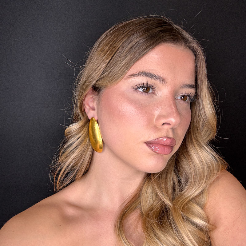 Palestro Milano Orecchini Goccia Big d'Oro