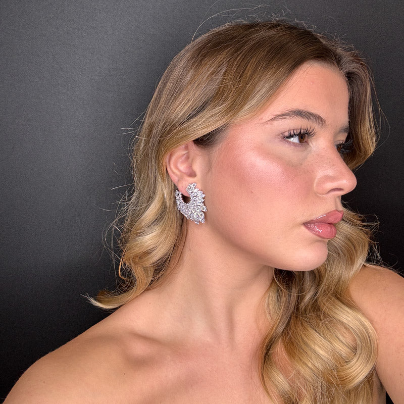 Palestro Milano Orecchini Raggi di Cristalli