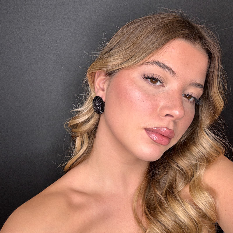 Palestro Milano Orecchini Cerchio Magico di Cristalli