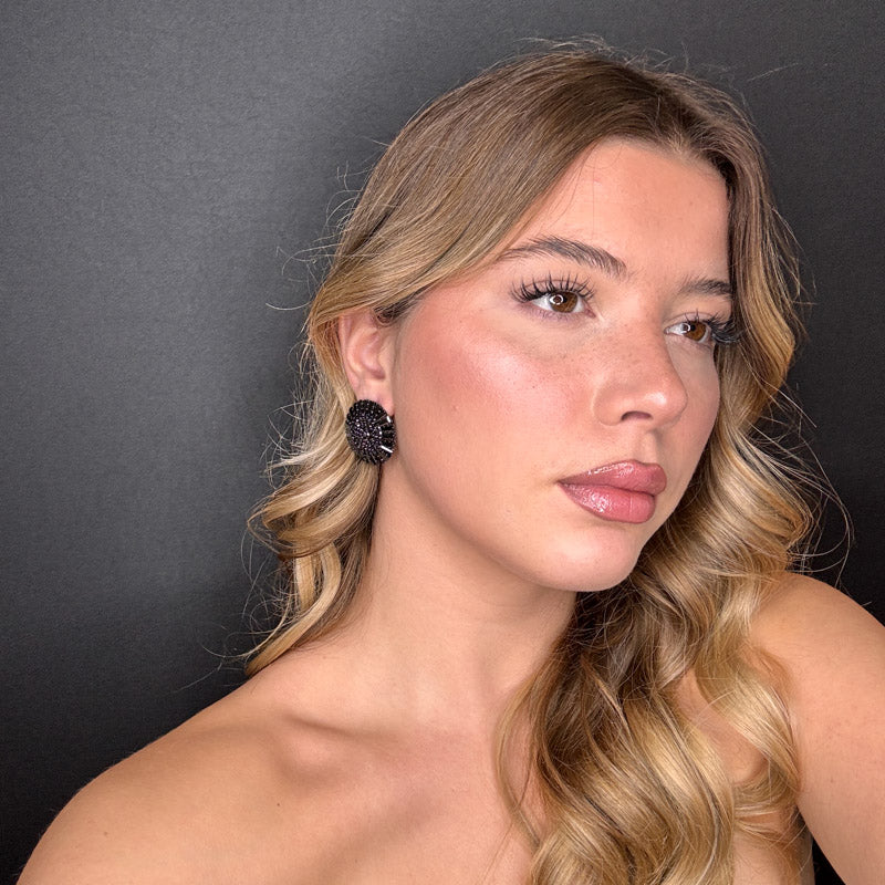 Palestro Milano Orecchini Cerchio Magico di Cristalli