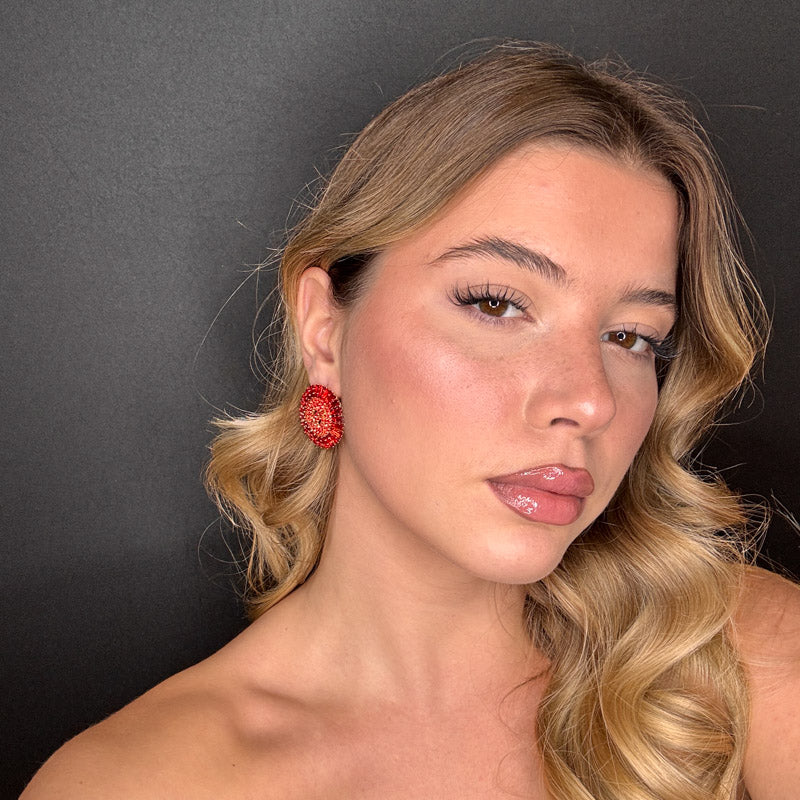 Palestro Milano Orecchini Cerchio Magico di Cristalli