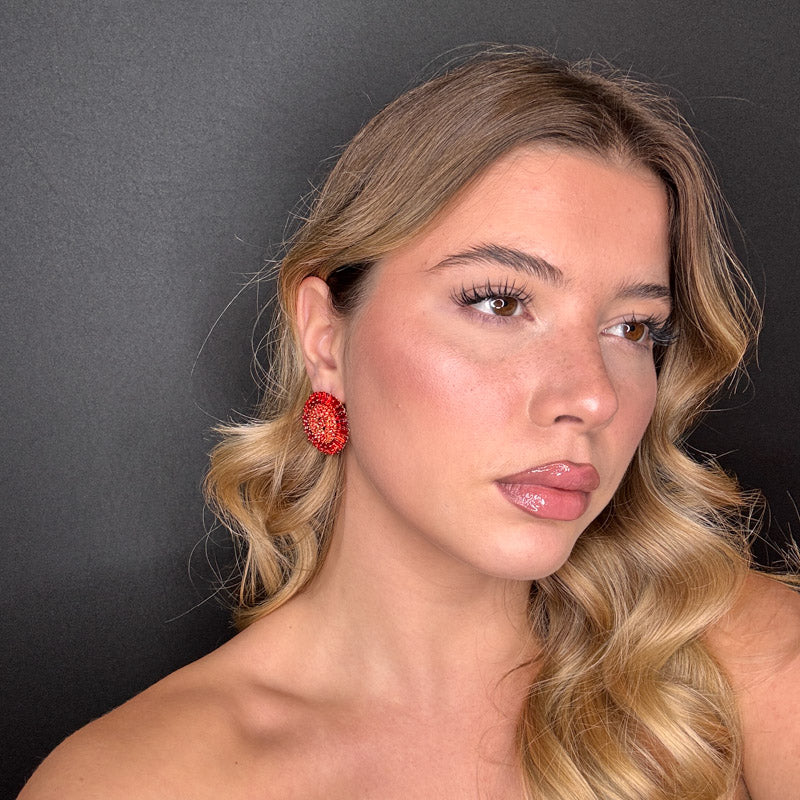 Palestro Milano Orecchini Cerchio Magico di Cristalli