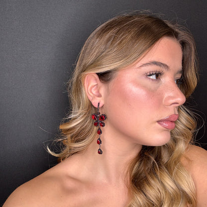 Palestro Milano Orecchini Farfalla di Rubino