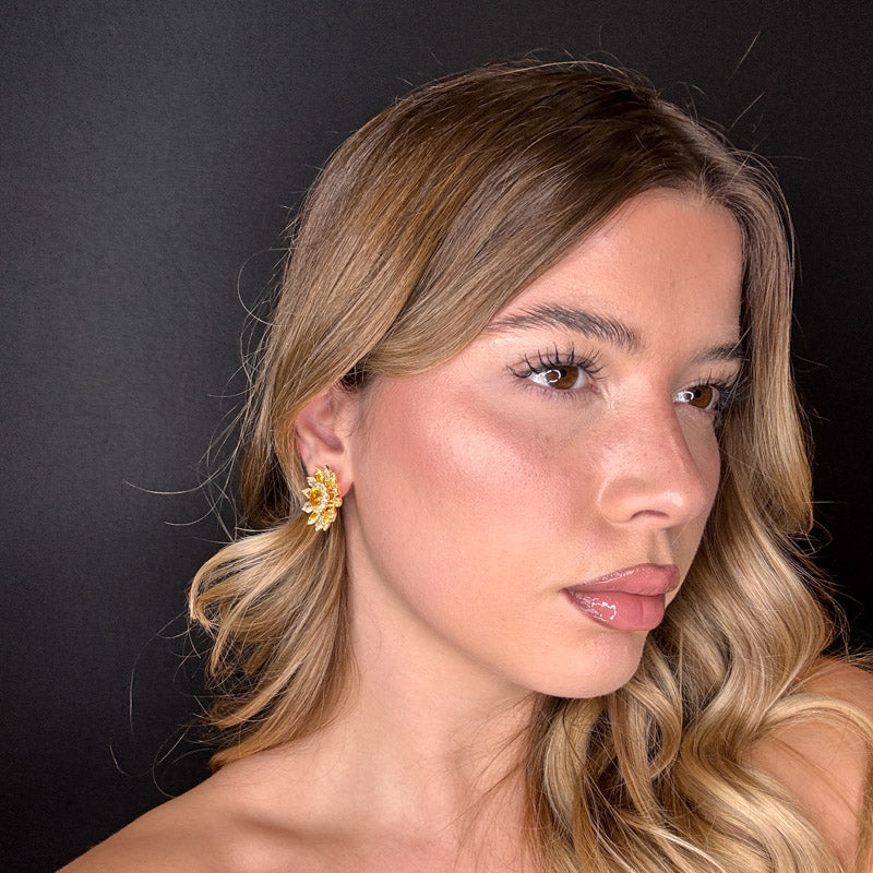 Palestro Milano Orecchini Margherita di Cristallo