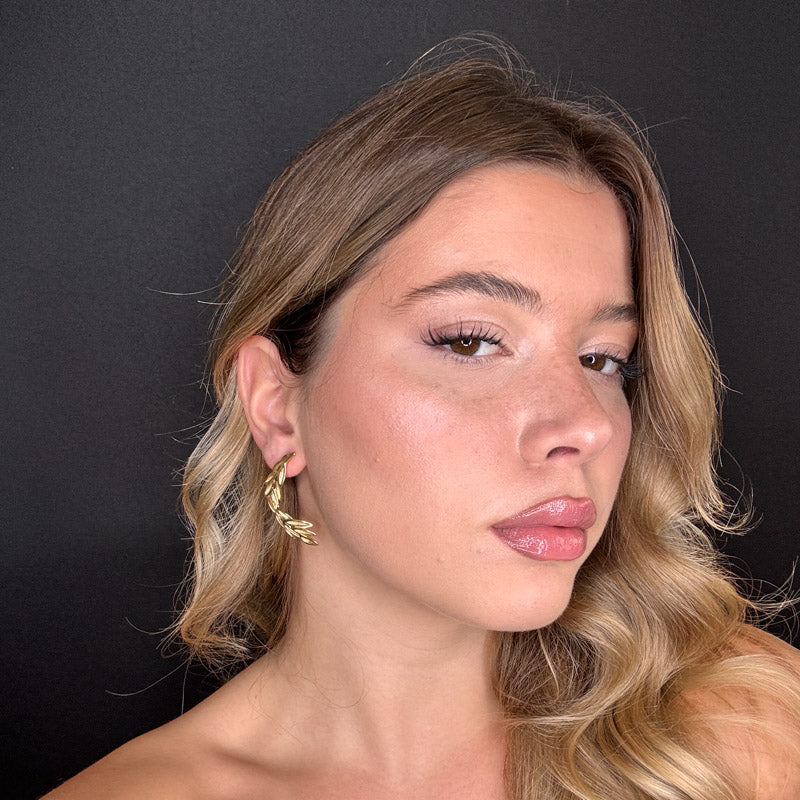 Palestro Milano Orecchini Alloro gold plated