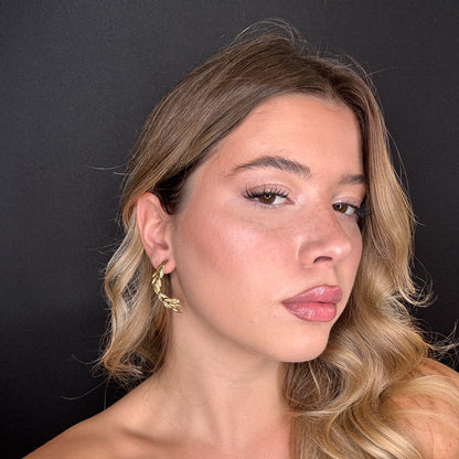 Palestro Milano Orecchini Alloro gold plated