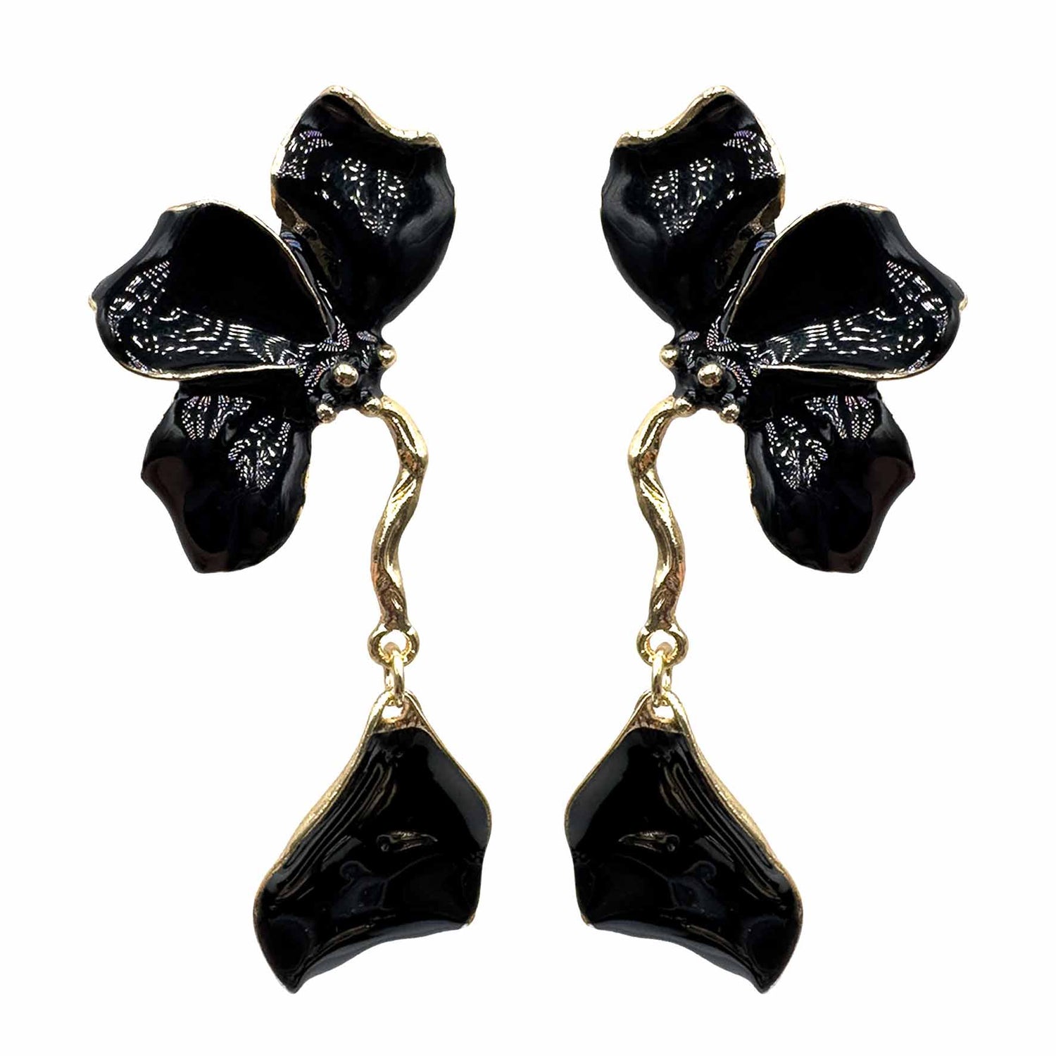 Palestro Milano Orecchini Black Adeline