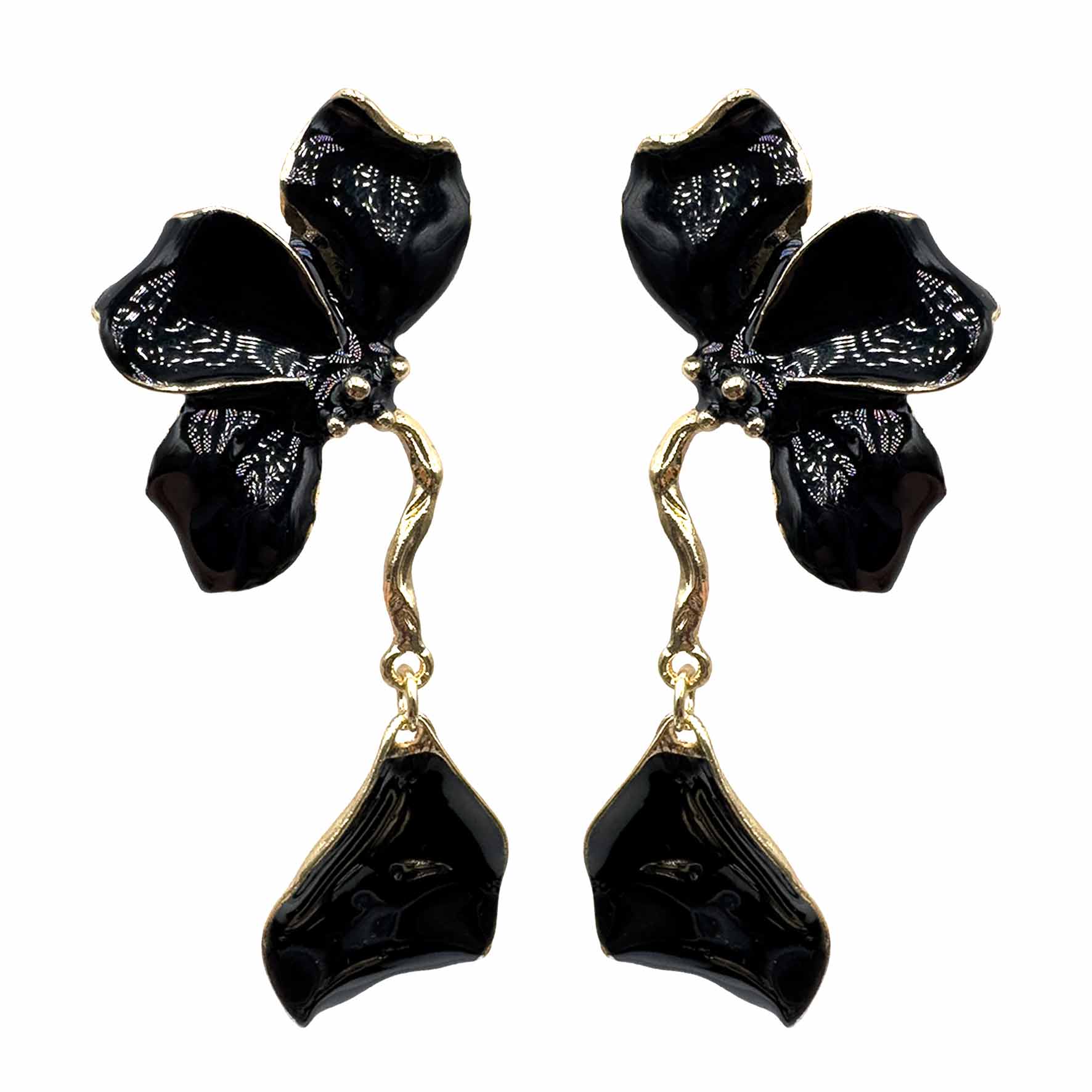 Palestro Milano Orecchini Black Adeline
