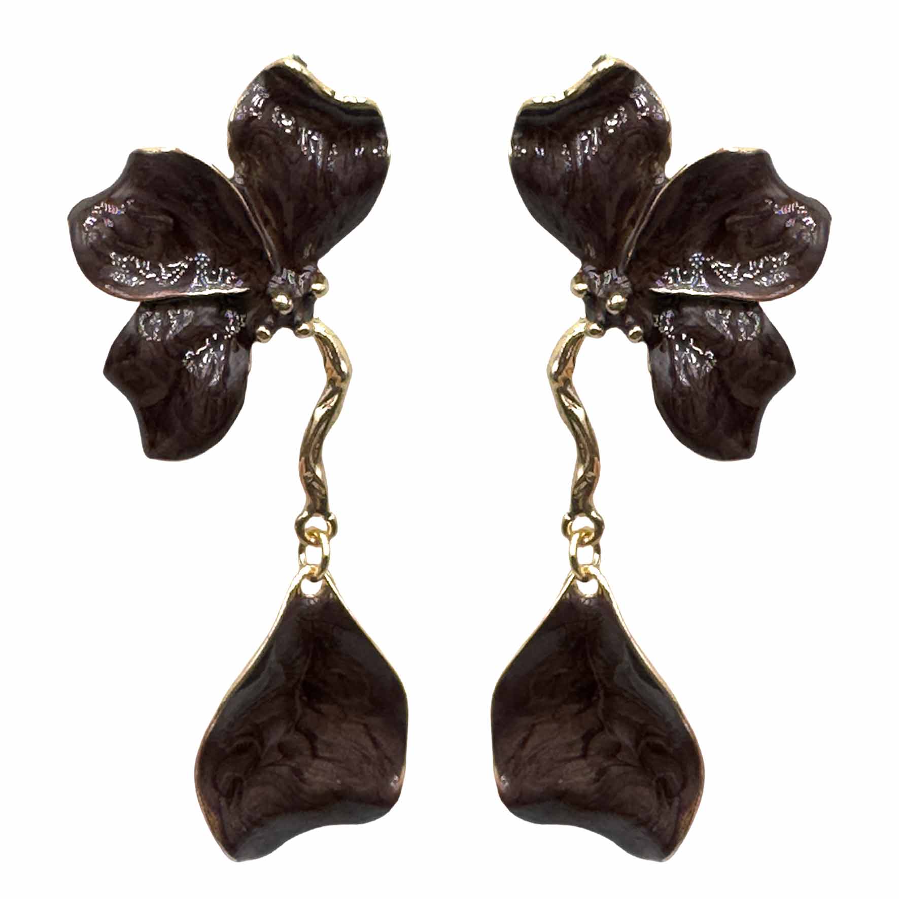 Palestro Milano Orecchini Cioccolato Adeline
