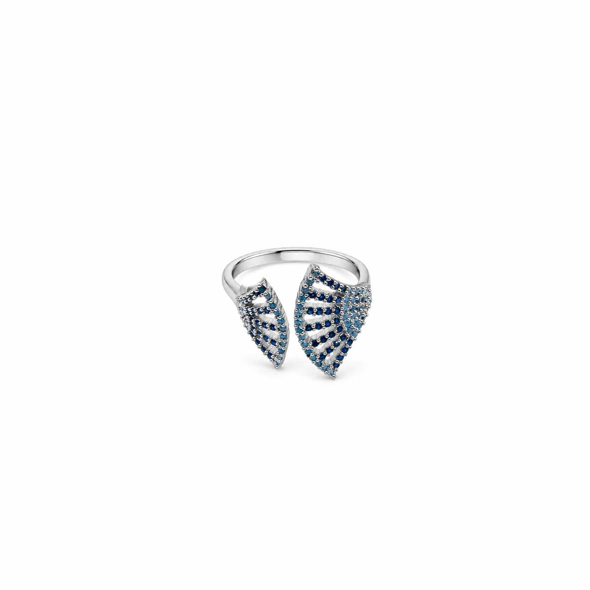 Anello Raggi di Pavè