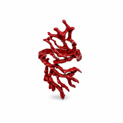Anello Corallo Rosso