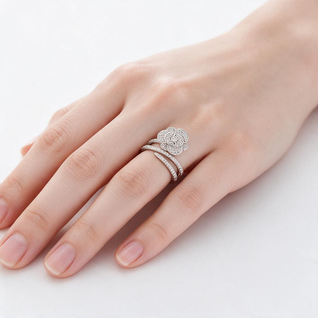 Anello Fiorellino Silver