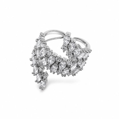 Anello Intreccio di Cristalli