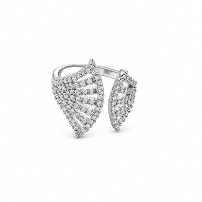 Anello Raggi di Pavè