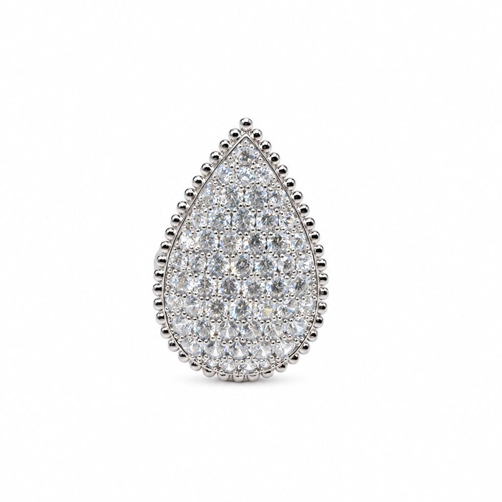 Anello Goccia di Pavè