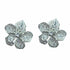 Palestro Milano Orecchini Silver Anemone di Pavè