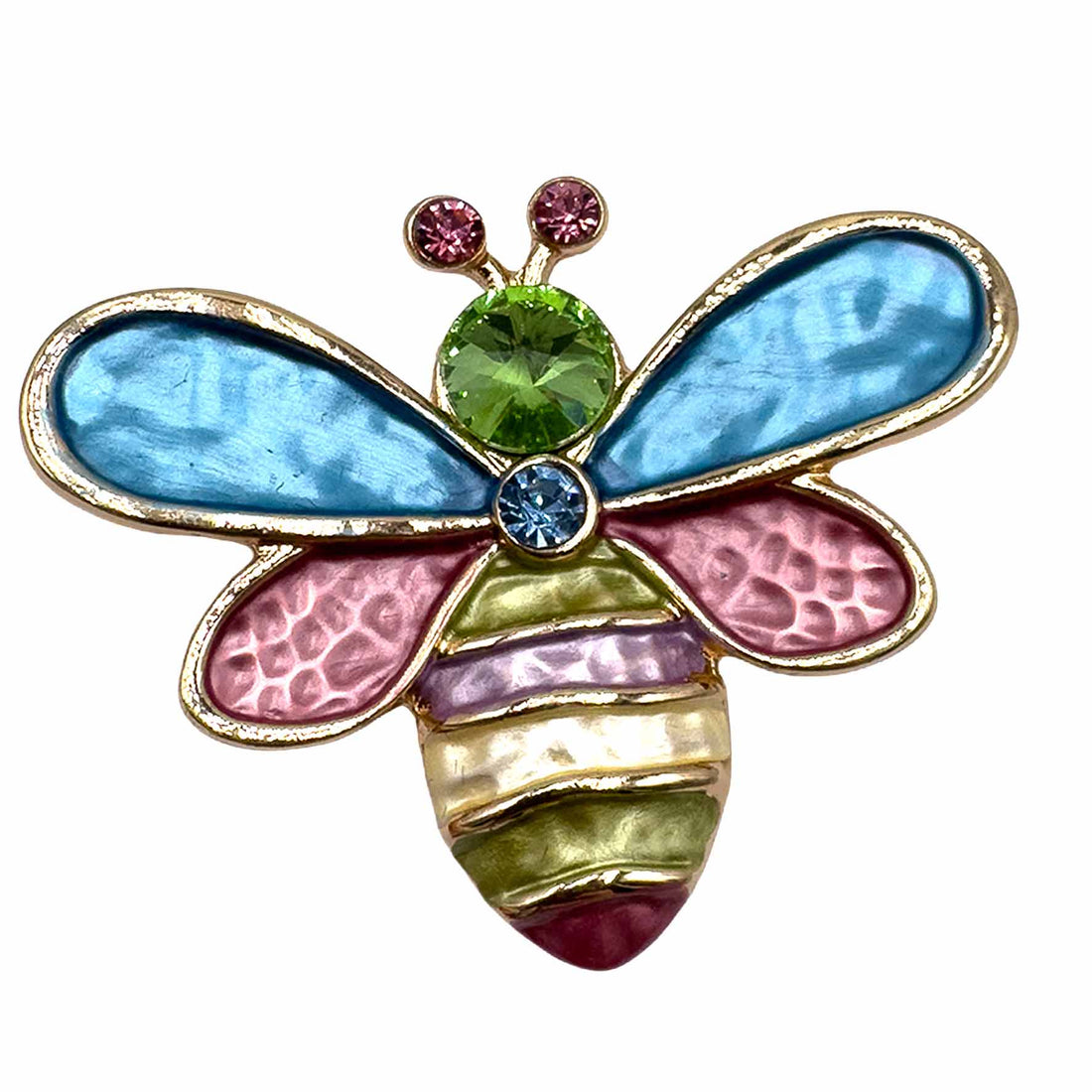 Palestro Milano Spille e spillette Multicolor Ape Colorata (Magnete)