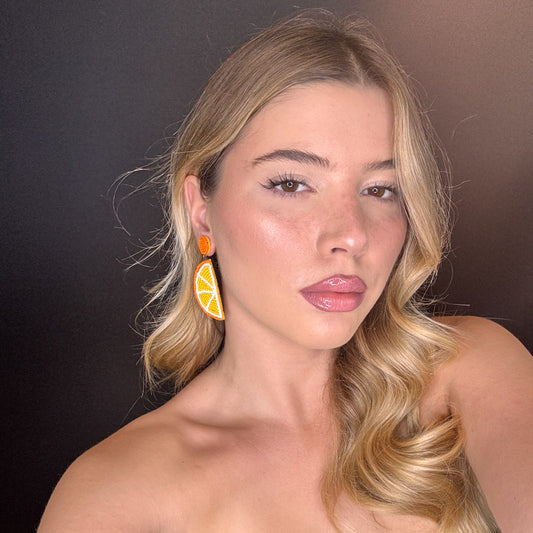 Arancia a spicchio di perline