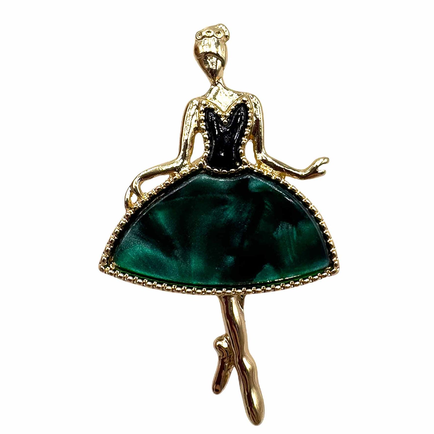 Palestro Milano Spille e spillette Verde Ballerina (Magnete)
