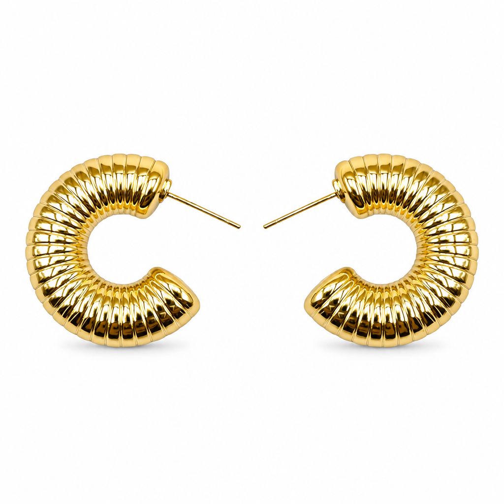 Bold Hoops a Righe