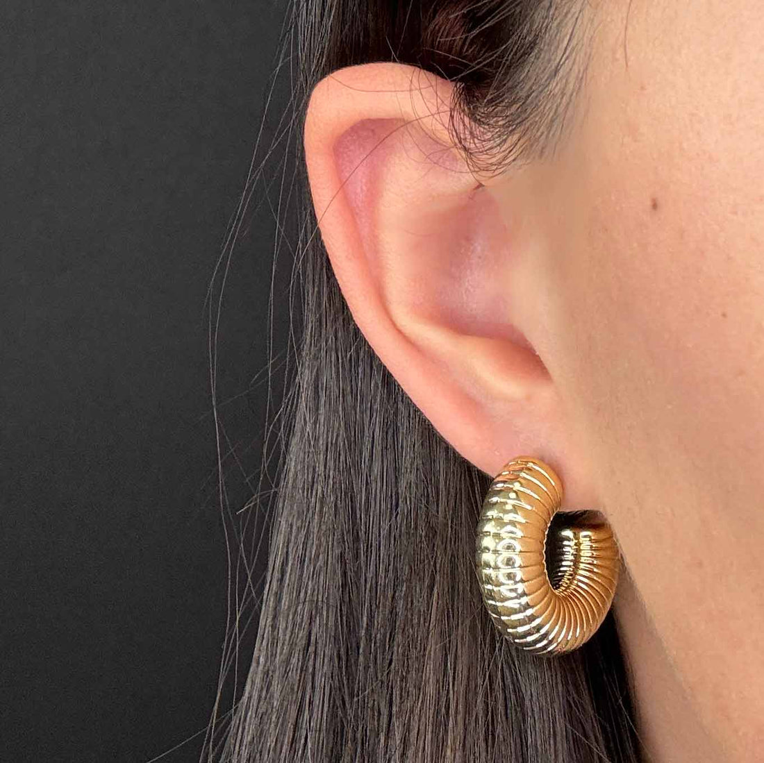 Bold Hoops a Righe