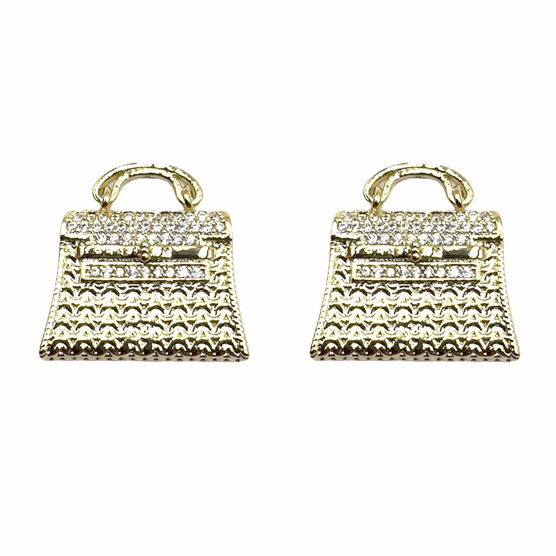 Palestro Milano Orecchini Borsetta Gold Plated