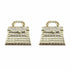 Palestro Milano Orecchini Borsetta Gold Plated
