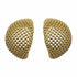 Palestro Milano Orecchini Bottone a Retina Gold