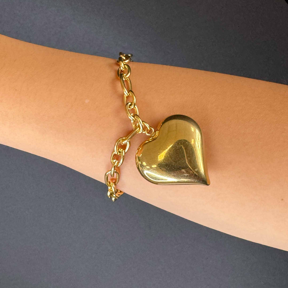 Bracciale Catena con Cuore