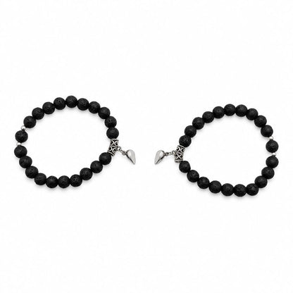 Bracciale di Coppia Mezzo Cuore - Set