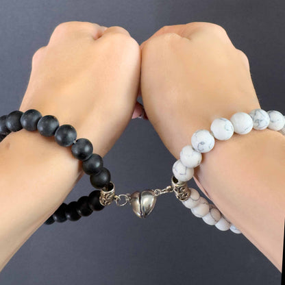 Bracciale di Coppia Mezzo Cuore - Set
