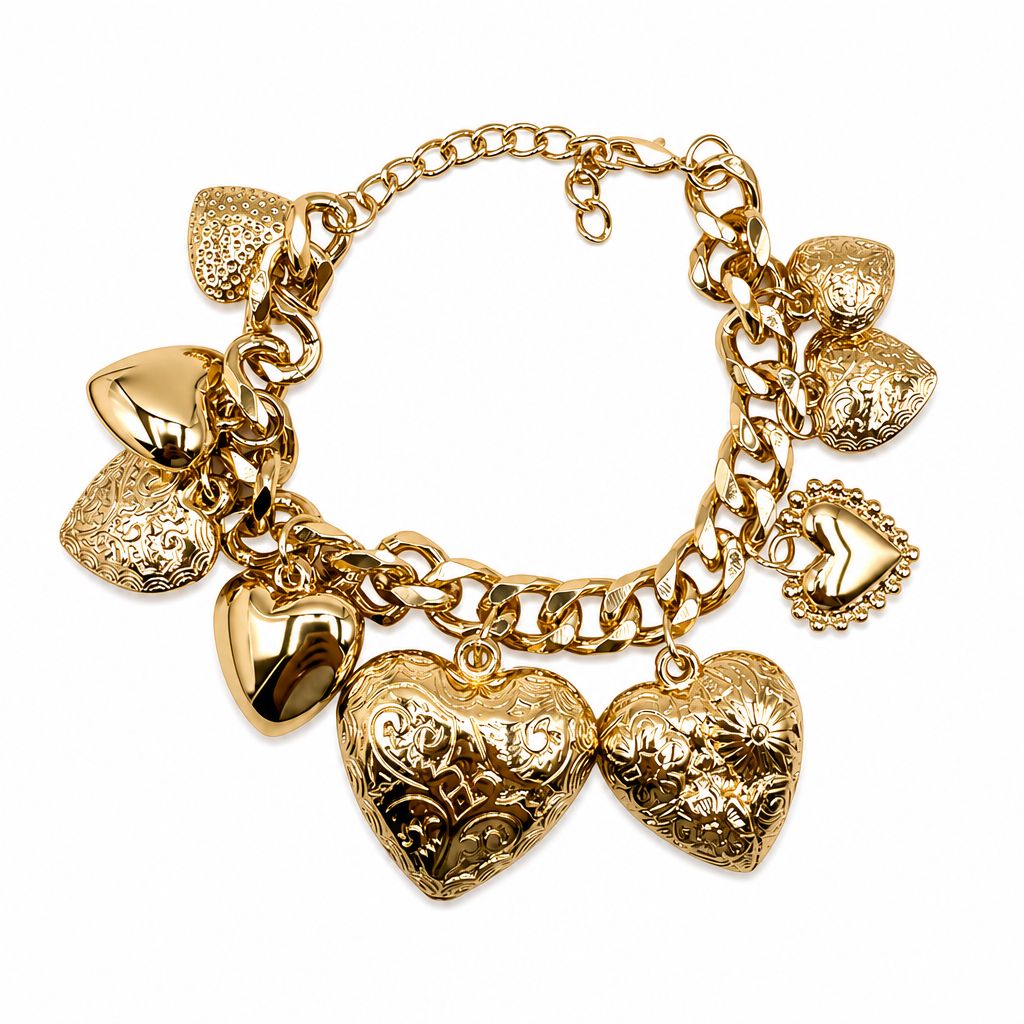 Bracciale Multi Cuori