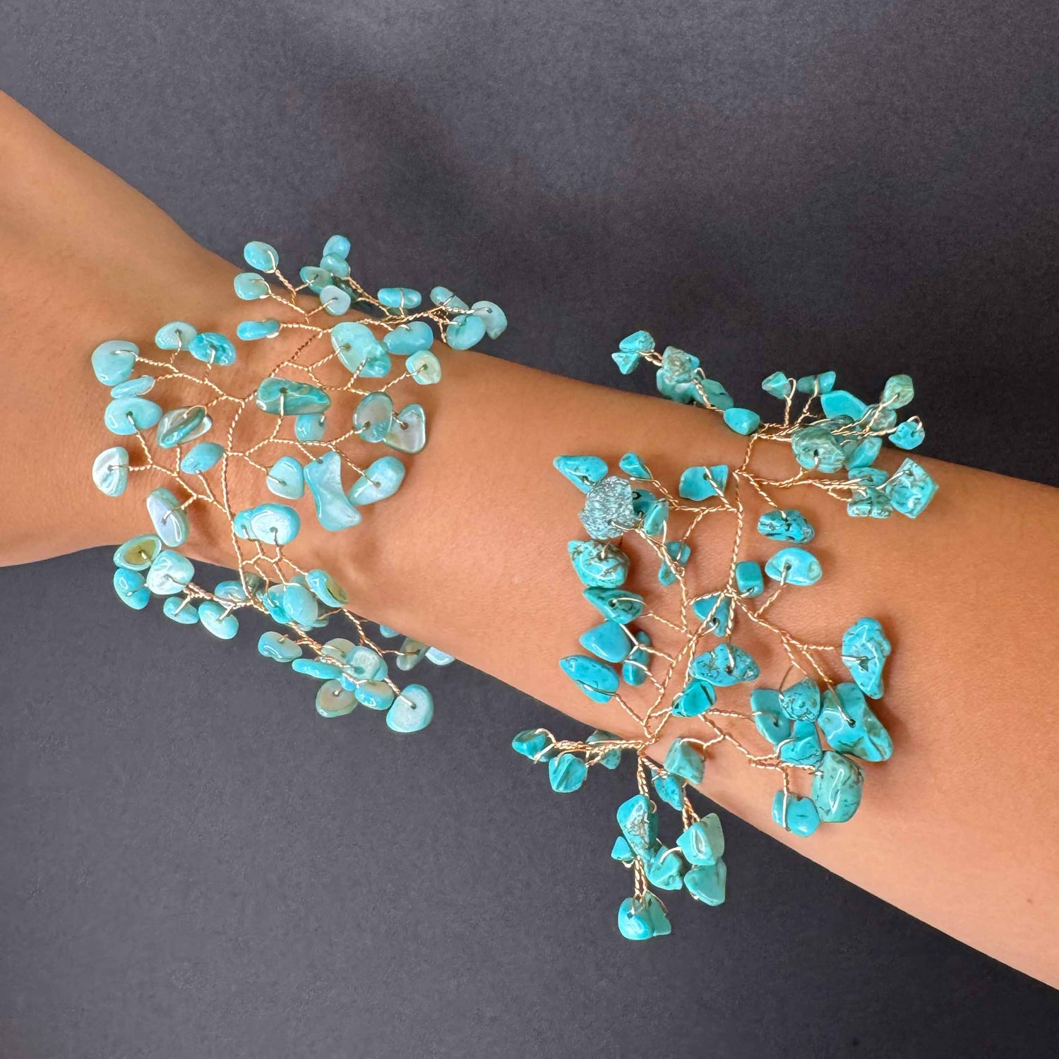 Bracciale Ramificazione di Pietre