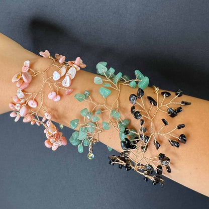 Bracciale Ramificazione di Pietre