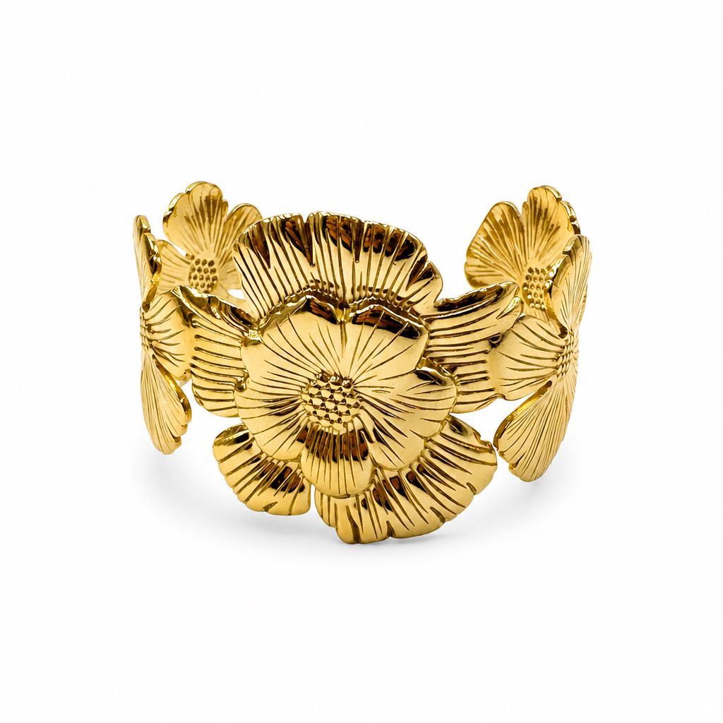 Bracciale Rigido del Fiore d&