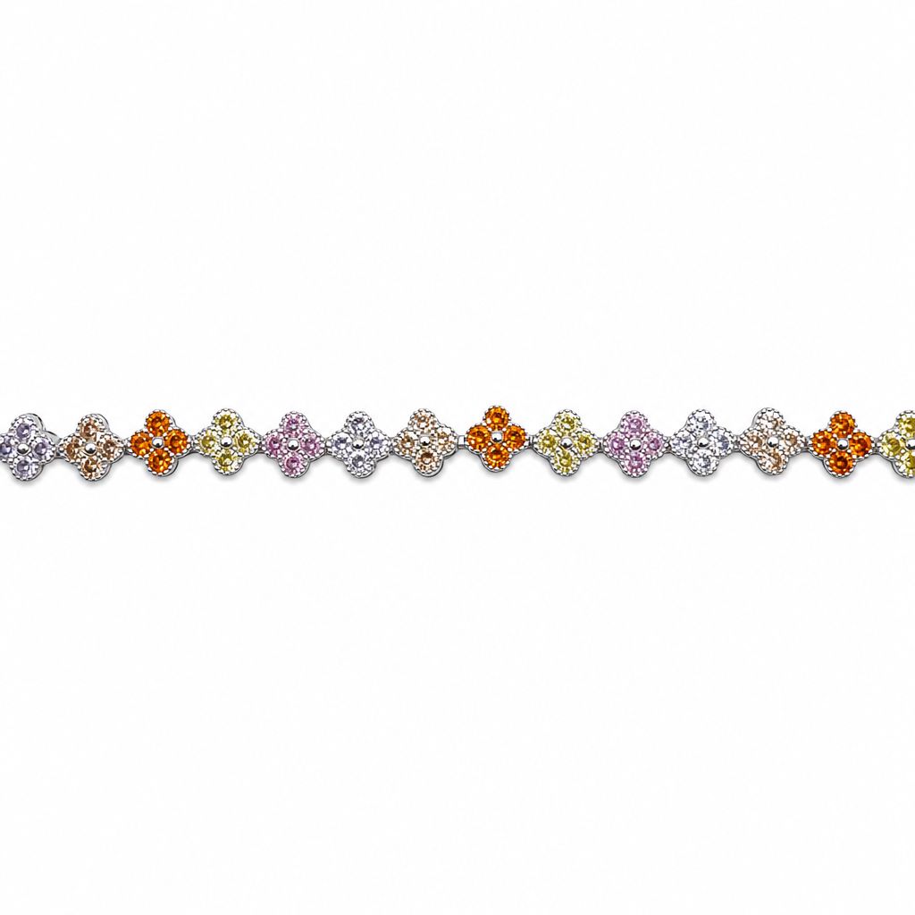 Bracciale Quadrifogli di Gemme