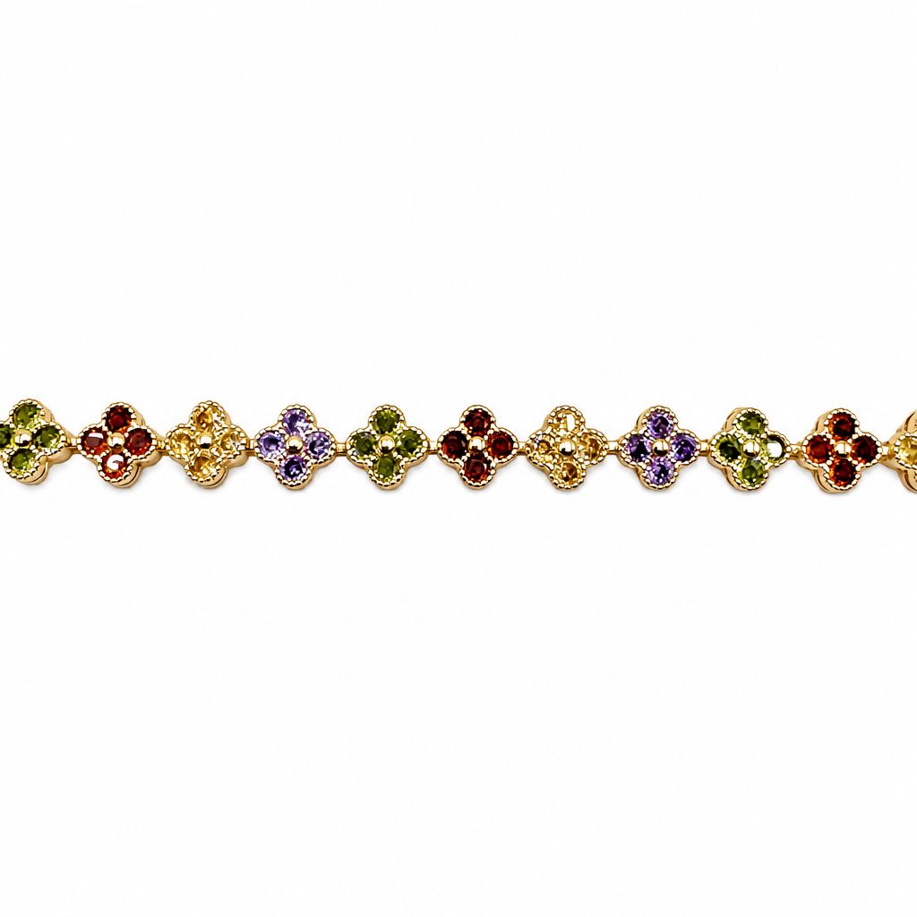 Bracciale Quadrifogli di Gemme