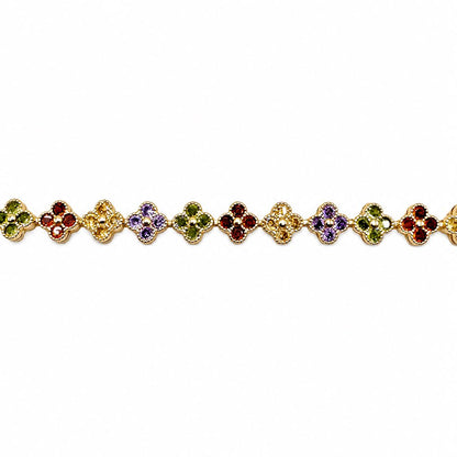 Bracciale Quadrifogli di Gemme