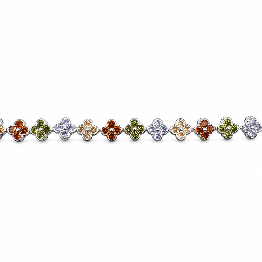 Bracciale Quadrifogli di Gemme