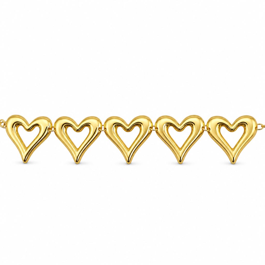 Bracciale con Cuori d&