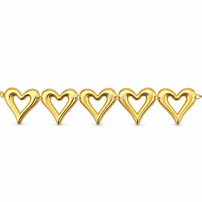 Bracciale con Cuori d&