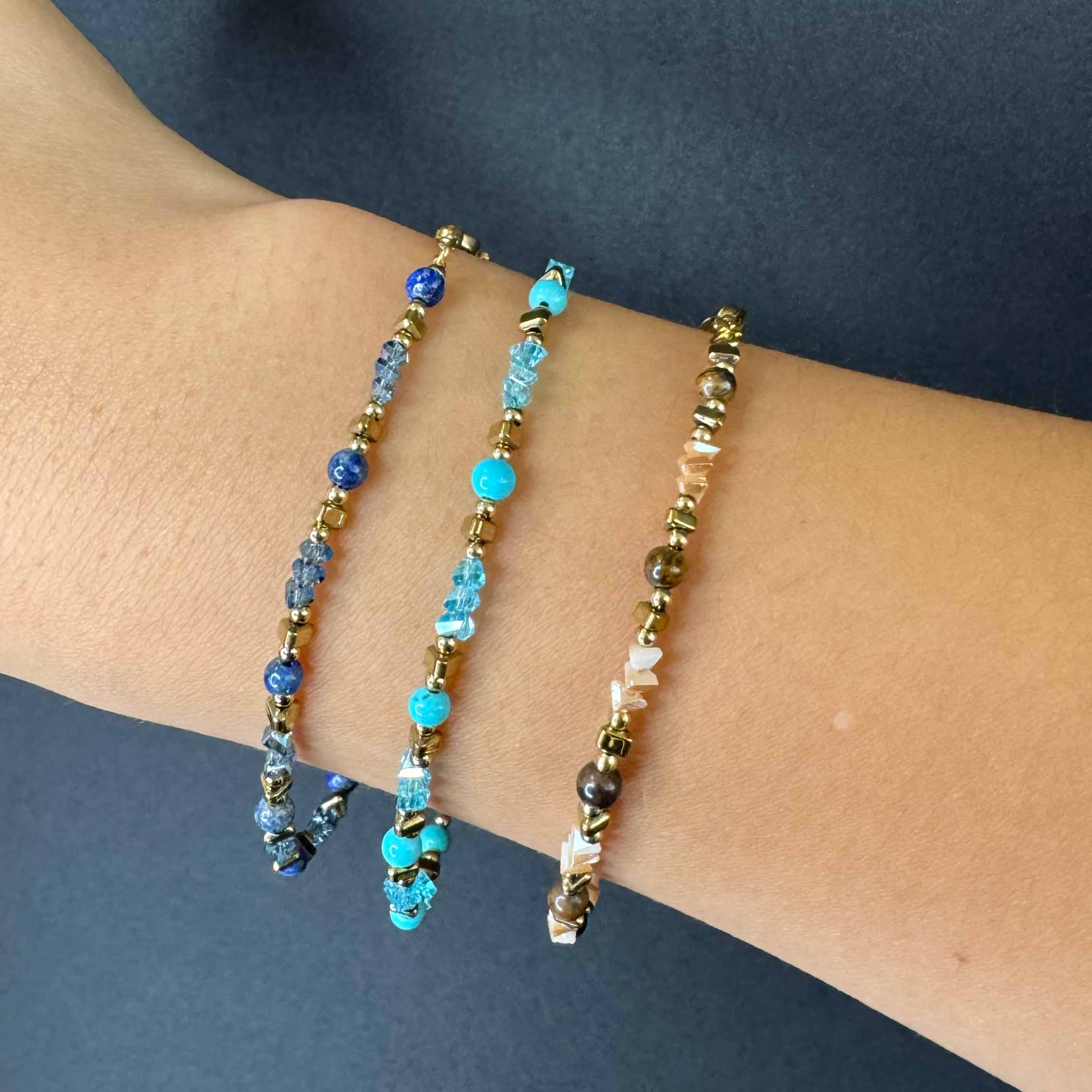 Bracciale di Mini Pietre Luminose