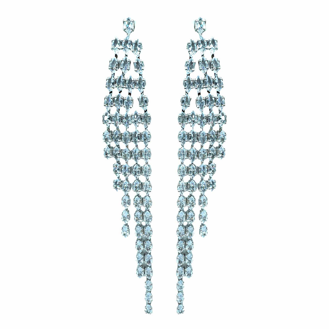 Palestro Milano Orecchini Silver Cascata Irregolare